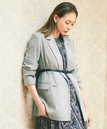 自由区（ジユウク）の「シルクネップツイード ジャケット（テーラードジャケット）」