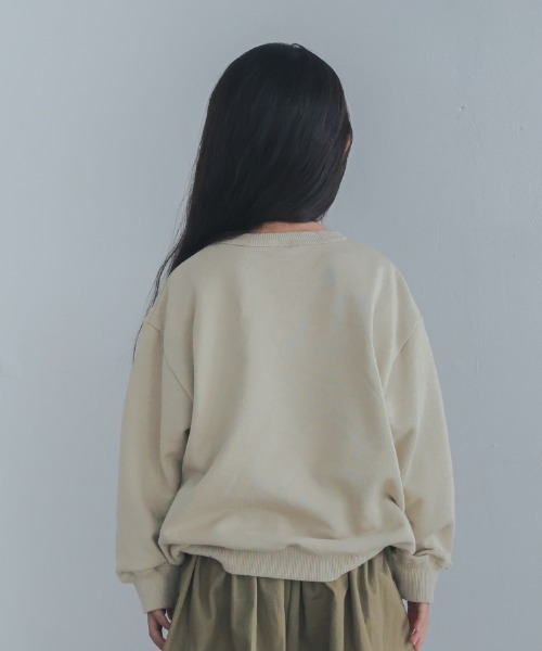 ZERO standerd（ゼロスタンダード）の「zero standard/ゼロスタンダード JOURNAL　トレーナー（スウェット・キッズ・ブラック/パープル/サンドベージュ・160cm/150cm/140cm/130cm/120cm/110cm/100cm）」の4枚目の写真