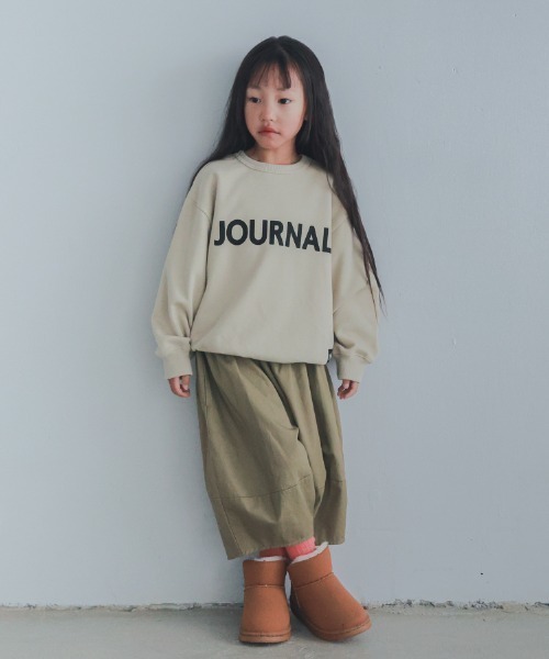 ZERO standerd（ゼロスタンダード）の「zero standard/ゼロスタンダード JOURNAL　トレーナー（スウェット・キッズ・ブラック/パープル/サンドベージュ・160cm/150cm/140cm/130cm/120cm/110cm/100cm）」の5枚目の写真