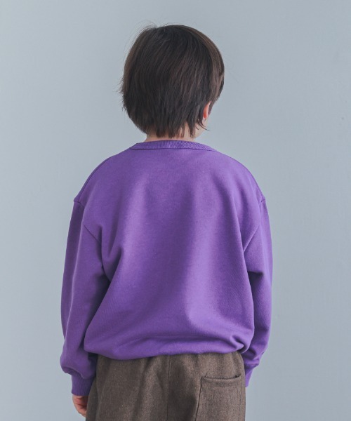 ZERO standerd（ゼロスタンダード）の「zero standard/ゼロスタンダード JOURNAL　トレーナー（スウェット・キッズ・ブラック/パープル/サンドベージュ・160cm/150cm/140cm/130cm/120cm/110cm/100cm）」の6枚目の写真