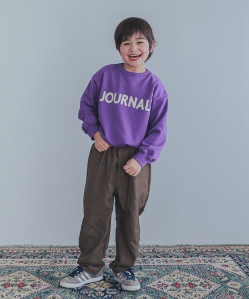 ZERO standerd（ゼロスタンダード）の「zero standard/ゼロスタンダード JOURNAL　トレーナー（スウェット・キッズ・ブラック/パープル/サンドベージュ・160cm/150cm/140cm/130cm/120cm/110cm/100cm）」の7枚目の写真