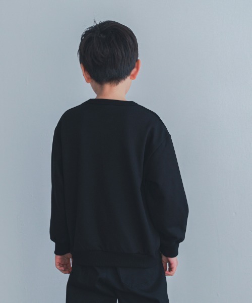 ZERO standerd（ゼロスタンダード）の「zero standard/ゼロスタンダード JOURNAL　トレーナー（スウェット・キッズ・ブラック/パープル/サンドベージュ・160cm/150cm/140cm/130cm/120cm/110cm/100cm）」の9枚目の写真