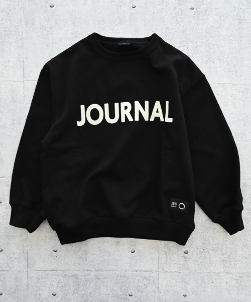 ZERO standerd（ゼロスタンダード）の「zero standard/ゼロスタンダード JOURNAL　トレーナー（スウェット・キッズ・ブラック/パープル/サンドベージュ・160cm/150cm/140cm/130cm/120cm/110cm/100cm）」の14枚目の写真
