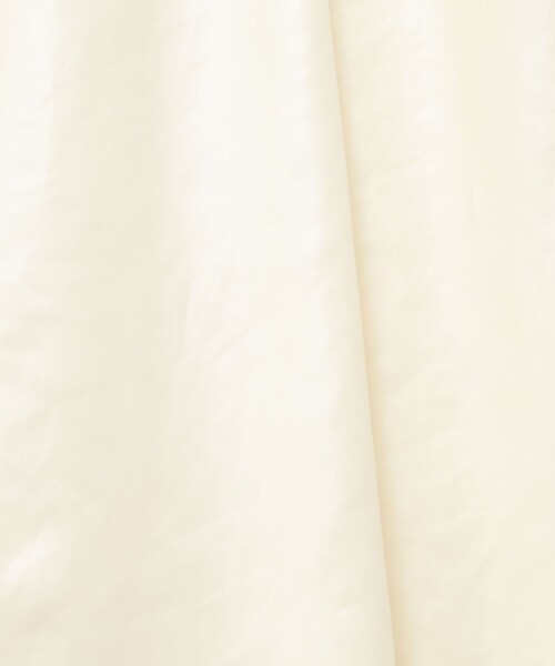 NOLLEY’S Sophi（ノーリーズソフィ）の「ウォッシャブルレザーサテンギャザースカート（スカート・レディース・ホワイト/カーキ・38/36）」の14枚目の写真