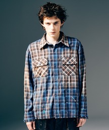 Splash Damage Flannel Shirt / スプラッシュダメージフランネルシャツ