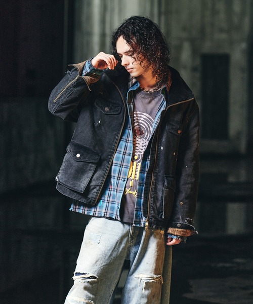 Splash Damage Flannel Shirt / スプラッシュダメージフランネルシャツ