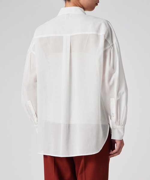 Paul Smith（ポールスミス）の「ウィメンズ クラシック ホワイト ブラウス / 255028 360B（シャツ/ブラウス・レディース・オフホワイト・40）」の5枚目の写真