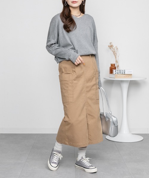 RCD(アールシーディー)の「ストレッチ タイトスカート(スカート・レディース・ブラック/ベージュ/カーキ・M/L/LL)」の19枚目の写真