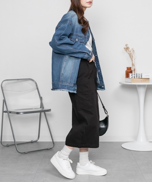 RCD(アールシーディー)の「ストレッチ タイトスカート(スカート・レディース・ブラック/ベージュ/カーキ・M/L/LL)」の17枚目の写真