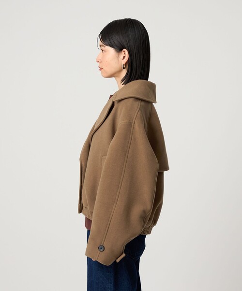 セール】＜CITEN＞ウールライクショートトレンチブルゾン（ブルゾン