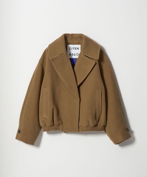 CITEN＞ウールライクショートトレンチブルゾン（ブルゾン）｜CITEN