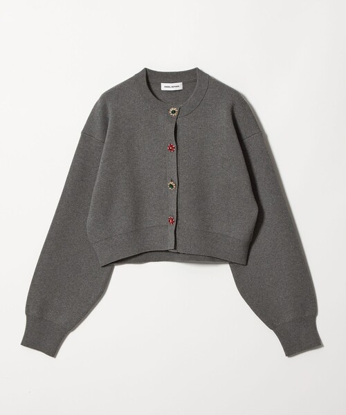 EMMEL REFINES＞EM HW ビジュー ミニ カーディガン（カーディガン