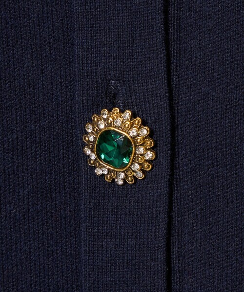 EMMEL REFINES＞EM HW ビジュー ミニ カーディガン（カーディガン