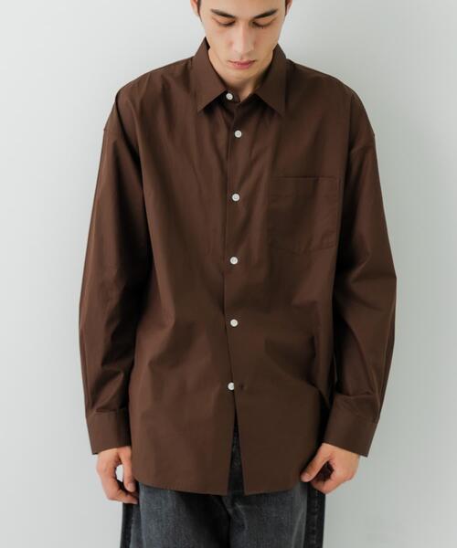 THOMAS MASON(トーマス メイソン)の「『一部WEB限定カラー』THOMAS MASON OVER SHIRTS(シャツ/ブラウス・メンズ・ホワイト/ブラック/ブラウン/グリーン/ブルー系その他/ロイヤルブルー・SMALL/MEDIUM/LARGE/X-LARGE)」の14枚目の写真