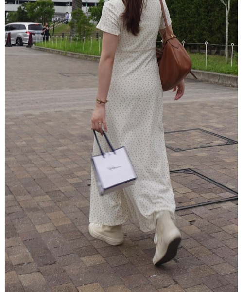 JUMELLE（ジュメロ）の「小花柄リブワンピース（ワンピース・レディース・アイボリー・FREE）」の5枚目の写真