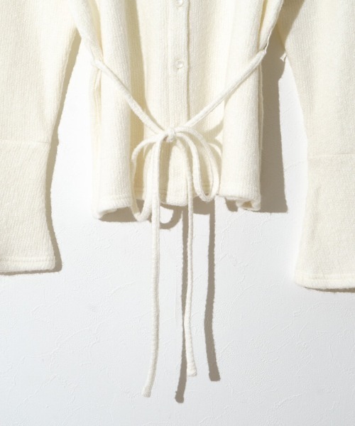 flower（フラワー）の「リボンチョーカーニット（ニット/セーター・レディース・グレー・FREE）」の17枚目の写真