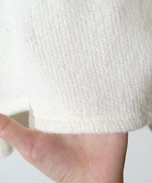 flower（フラワー）の「リボンチョーカーニット（ニット/セーター・レディース・グレー・FREE）」の21枚目の写真