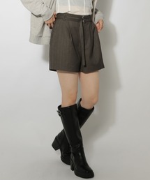 PAGEBOY | Wベルトストライプショートパンツ(その他パンツ)