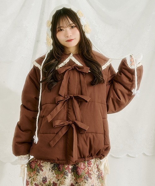 セール】【クティールとレトロ】2WAYアソートキルティングジャケット