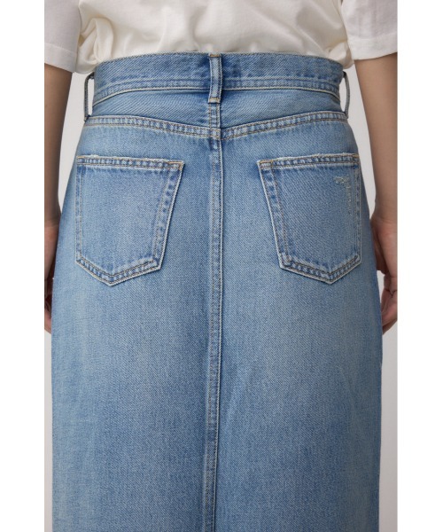 AZUL by moussy（アズールバイマウジー）の「AZUL DENIM VENUSストレートスカート（デニムスカート・レディース・ブルー/ライトブルー・SMALL/MEDIUM/LARGE）」の7枚目の写真