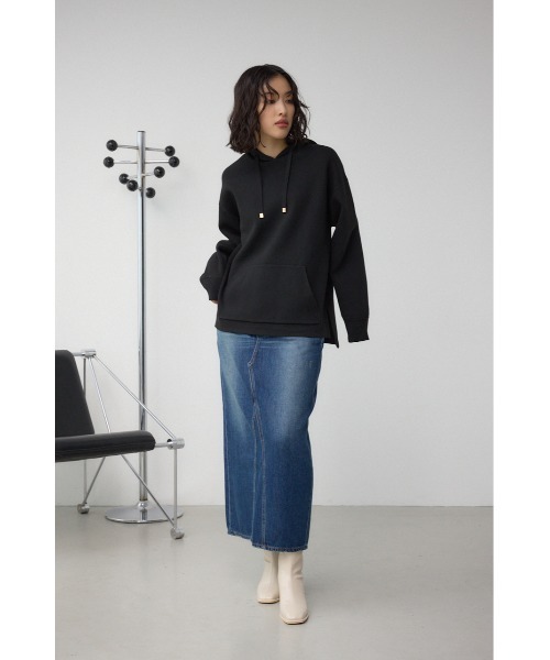 AZUL by moussy（アズールバイマウジー）の「AZUL DENIM VENUSストレートスカート（デニムスカート・レディース・ブルー/ライトブルー・SMALL/MEDIUM/LARGE）」の13枚目の写真