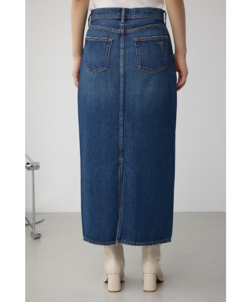 AZUL by moussy（アズールバイマウジー）の「AZUL DENIM VENUSストレートスカート（デニムスカート・レディース・ブルー/ライトブルー・SMALL/MEDIUM/LARGE）」の16枚目の写真
