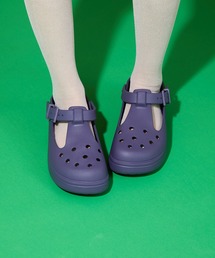 CHIKOKU 黒紫 クロッグサンダル*3 クロックス ストンプ クロッグ crocs STOMP CLOG Dark Iris