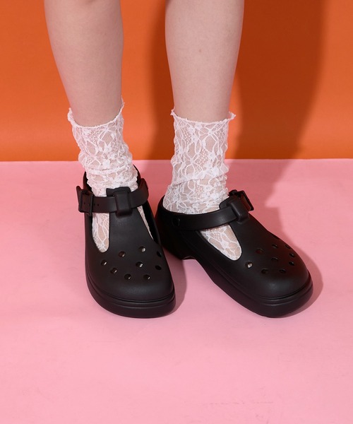 crocs(クロックス)の「【Crocs】Classic Mary Jane Clog クラシック メリージェーンクロッグ(サンダル・レディース・ブラック/アイボリー/パープル・22cm/23cm/24cm/25)」の8枚目の写真