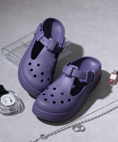 crocs(クロックス)の「【Crocs】Classic Mary Jane Clog クラシック メリージェーンクロッグ(サンダル・レディース・ブラック/アイボリー/パープル・22cm/23cm/24cm/25)」の19枚目の写真