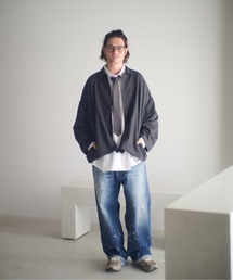 ADAM PATEK（アダムパテック）の「ADAMPATEK/narrow tie/ジャガード入りシルクナロータイ（ネクタイ）」