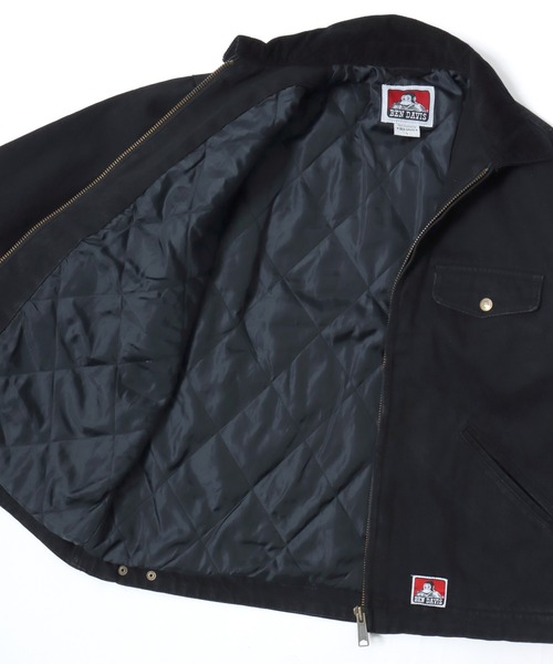 BEN DAVIS/ベンデイビス ZIP FRONT TRUCKER JACKET/オーバーサイズ