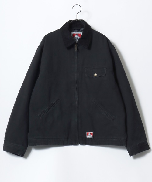 BEN DAVIS/ベンデイビス ZIP FRONT TRUCKER JACKET/オーバーサイズ