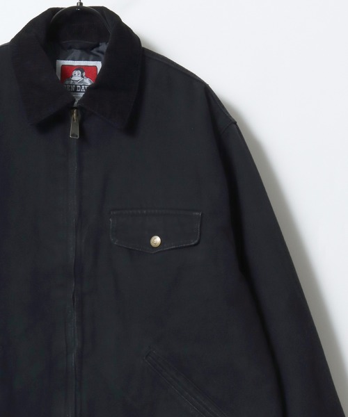 BEN DAVIS/ベンデイビス ZIP FRONT TRUCKER JACKET/オーバーサイズ