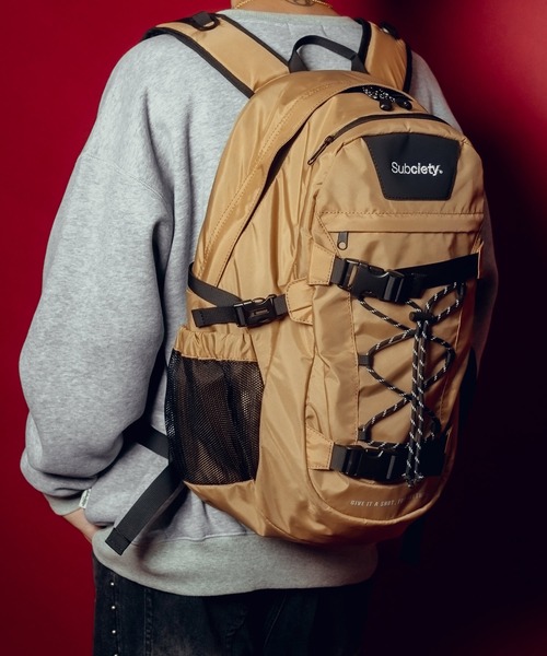 Subciety(サブサエティ)の「Backpack-Nomad-(バックパック/リュック・メンズ・ブラック/ベージュ・FREE)」の18枚目の写真