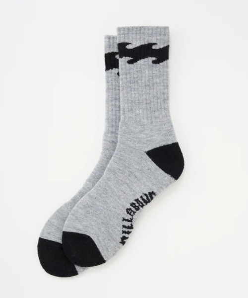BILLABONG（ビラボン）の「BILLABONG/ビラボン ソックス WINTER HIGH SOCKS BF012-940（ソックス/靴下・メンズ・グレー/ブラック/グリーン/オレンジ・FREE）」の2枚目の写真