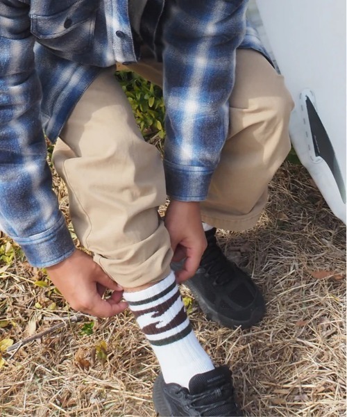 BILLABONG（ビラボン）の「BILLABONG/ビラボン ソックス WINTER HIGH SOCKS BF012-940（ソックス/靴下・メンズ・グレー/ブラック/グリーン/オレンジ・FREE）」の3枚目の写真