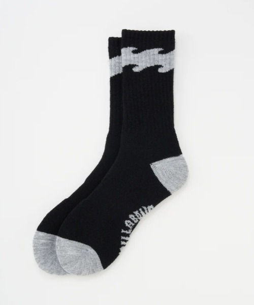 BILLABONG（ビラボン）の「BILLABONG/ビラボン ソックス WINTER HIGH SOCKS BF012-940（ソックス/靴下・メンズ・グレー/ブラック/グリーン/オレンジ・FREE）」の5枚目の写真
