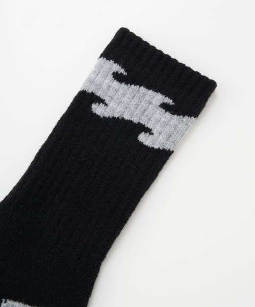 BILLABONG（ビラボン）の「BILLABONG/ビラボン ソックス WINTER HIGH SOCKS BF012-940（ソックス/靴下・メンズ・グレー/ブラック/グリーン/オレンジ・FREE）」の11枚目の写真