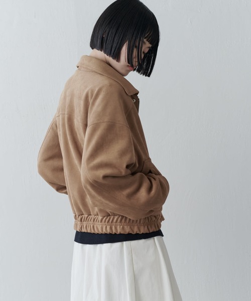 Lui's(ルイス)の「スウェードZIPブルゾン(ブルゾン・レディース・ブラウン系その他/ブラック・FREE)」の9枚目の写真