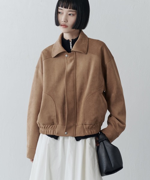 Lui's(ルイス)の「スウェードZIPブルゾン(ブルゾン・レディース・ブラウン系その他/ブラック・FREE)」の18枚目の写真