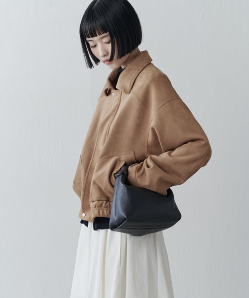 Lui's(ルイス)の「スウェードZIPブルゾン(ブルゾン・レディース・ブラウン系その他/ブラック・FREE)」の19枚目の写真