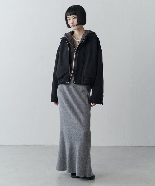 Lui's(ルイス)の「スウェードZIPブルゾン(ブルゾン・レディース・ブラウン系その他/ブラック・FREE)」の12枚目の写真