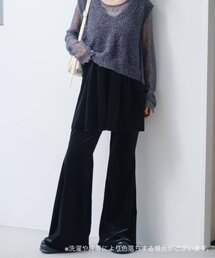 Kastane | 【WEB・一部店舗限定/2サイズ展開/低身長サイズ】ベロアスカパンSET(その他パンツ)