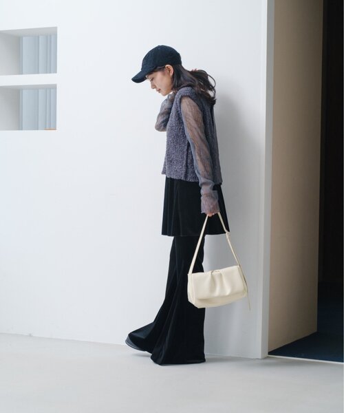 Kastane（カスタネ）の「【WEB・一部店舗限定/2サイズ展開/低身長サイズ】ベロアスカパンSET（その他パンツ・レディース・ブラウン/ブラック・0/1）」の9枚目の写真