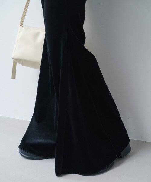 Kastane（カスタネ）の「【WEB・一部店舗限定/2サイズ展開/低身長サイズ】ベロアスカパンSET（その他パンツ・レディース・ブラウン/ブラック・0/1）」の11枚目の写真