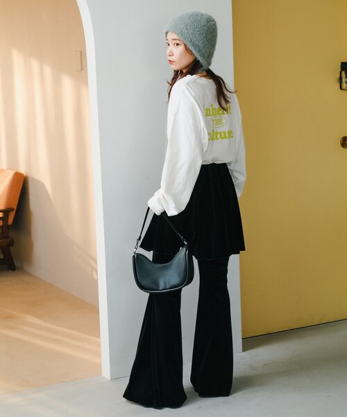 Kastane（カスタネ）の「【WEB・一部店舗限定/2サイズ展開/低身長サイズ】ベロアスカパンSET（その他パンツ・レディース・ブラウン/ブラック・0/1）」の16枚目の写真