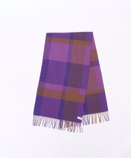 NOLLEY’S（ノーリーズ）の「チェックストール（ストール/ショール・レディース・ブルー系その他/ホワイト系その他/パープル系その他/レッド系その他・FREE）」の19枚目の写真