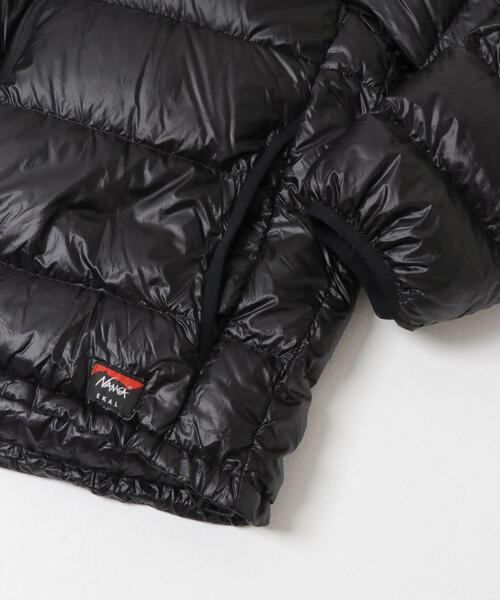 別注 EKAL × NANGA フード付きダウンジャケット EKAL｜『別注』NANGA×EKAL スタンドカラーダウンジャケット