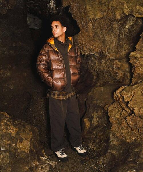 NANGA（ナンガ）の「『別注』NANGA×EKAL　クラシックダウンジャケット（ダウンジャケット/コート・メンズ・ブラック/ブラウン・MEDIUM/LARGE）」の21枚目の写真