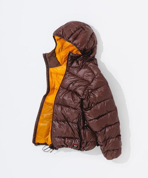別注 EKAL × NANGA フード付きダウンジャケット EKAL｜『別注』NANGA×EKAL スタンドカラーダウンジャケット